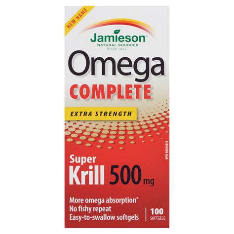 Jamieson Omega Complete™ Extra Strength Super Krill 500 mg, .